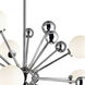 Element LED 24 inch Polished Nickel Chandelier Ceiling Light