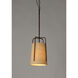 Pitchfork 1 Light 9 inch Oil Rubbed Bronze Single Pendant Ceiling Light