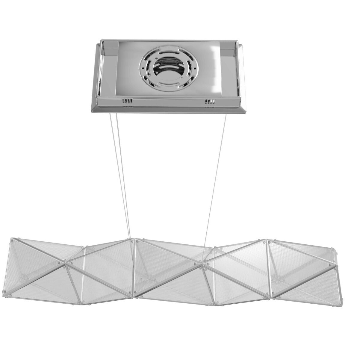 Seoul LED 6 inch Chrome Pendant Ceiling Light