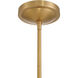 Solara LED 36 inch Legacy Brass Chandelier Ceiling Light