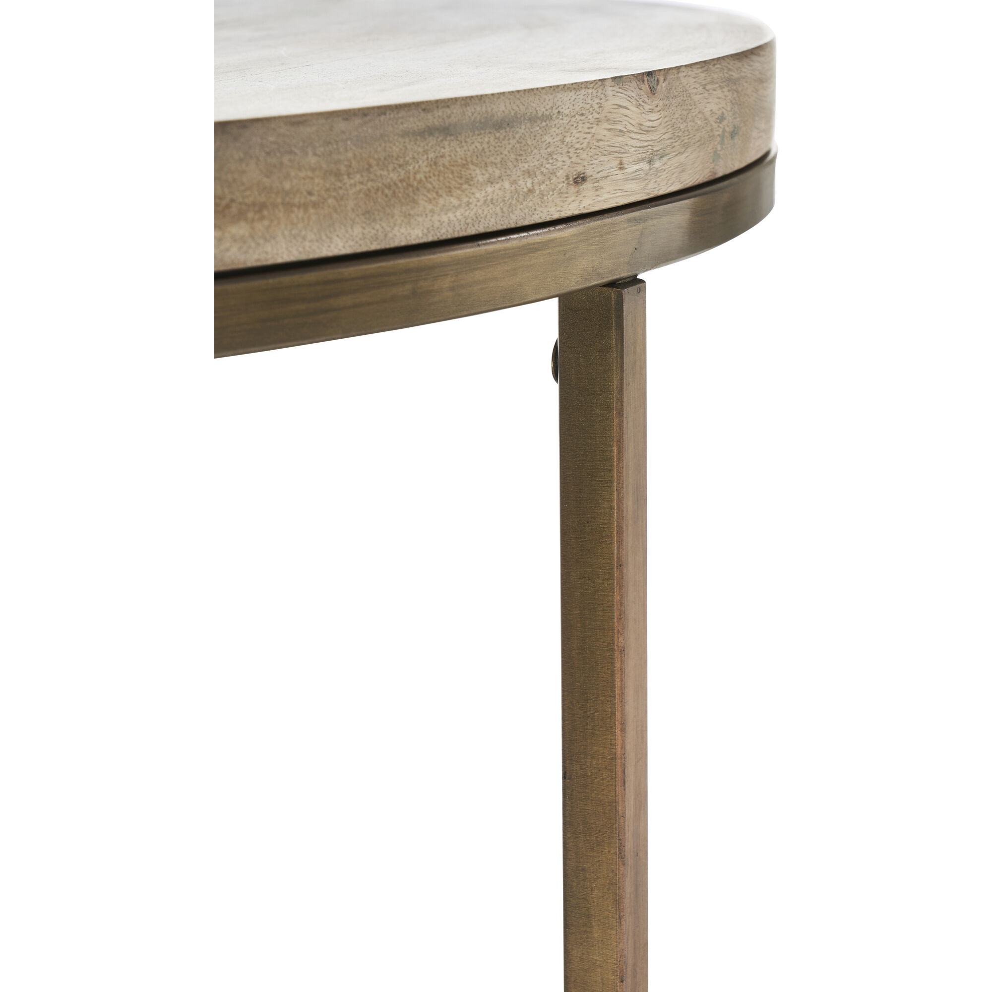 Liana 30 X 15 inch Antique Brass Coffee Table