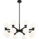 Artemis 16 Light 32 inch Matte Black Chandelier Ceiling Light