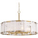 Veil 10 Light 36 inch Legacy Brass Pendant Ceiling Light