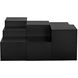 Stein 48 X 48 inch Matte Black Coffee Table
