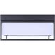 Bretton LED 12 inch Black Flush Mount Ceiling Light