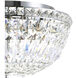 Stefania 5 Light 16 inch Chrome Bowl Flush Mount Ceiling Light