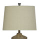 Darley 30 inch 100.00 watt Light Brown and Gray Table Lamp Portable Light