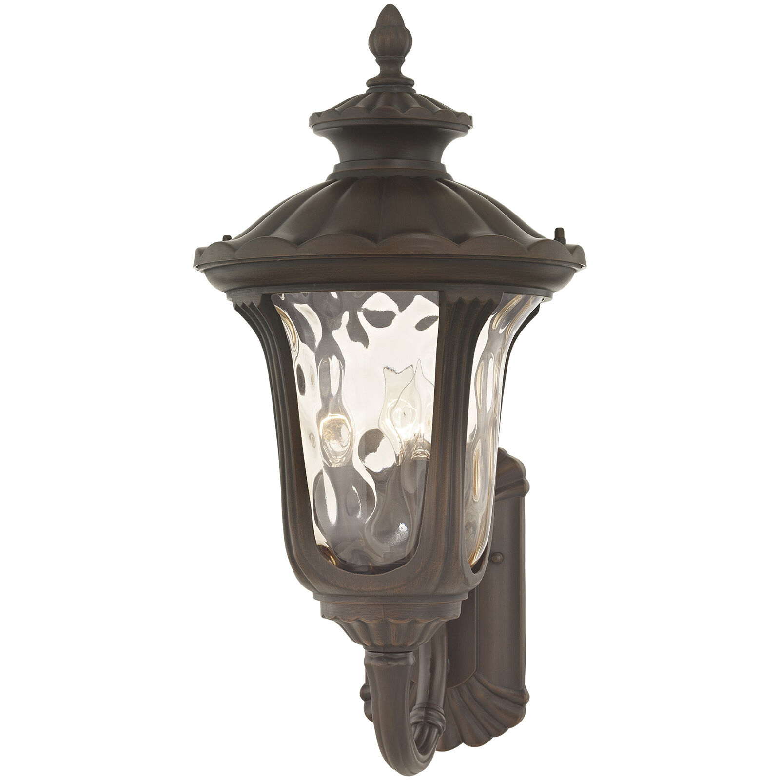 Oxford 3 Light 22 inch Imperial Bronze Outdoor Wall Lantern