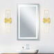 Guadiana LED 8 inch Satin Gold Wall Light