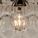 Bombay 1 Light Satin Nickel Stem Pendant Ceiling Light in Smoke Glass
