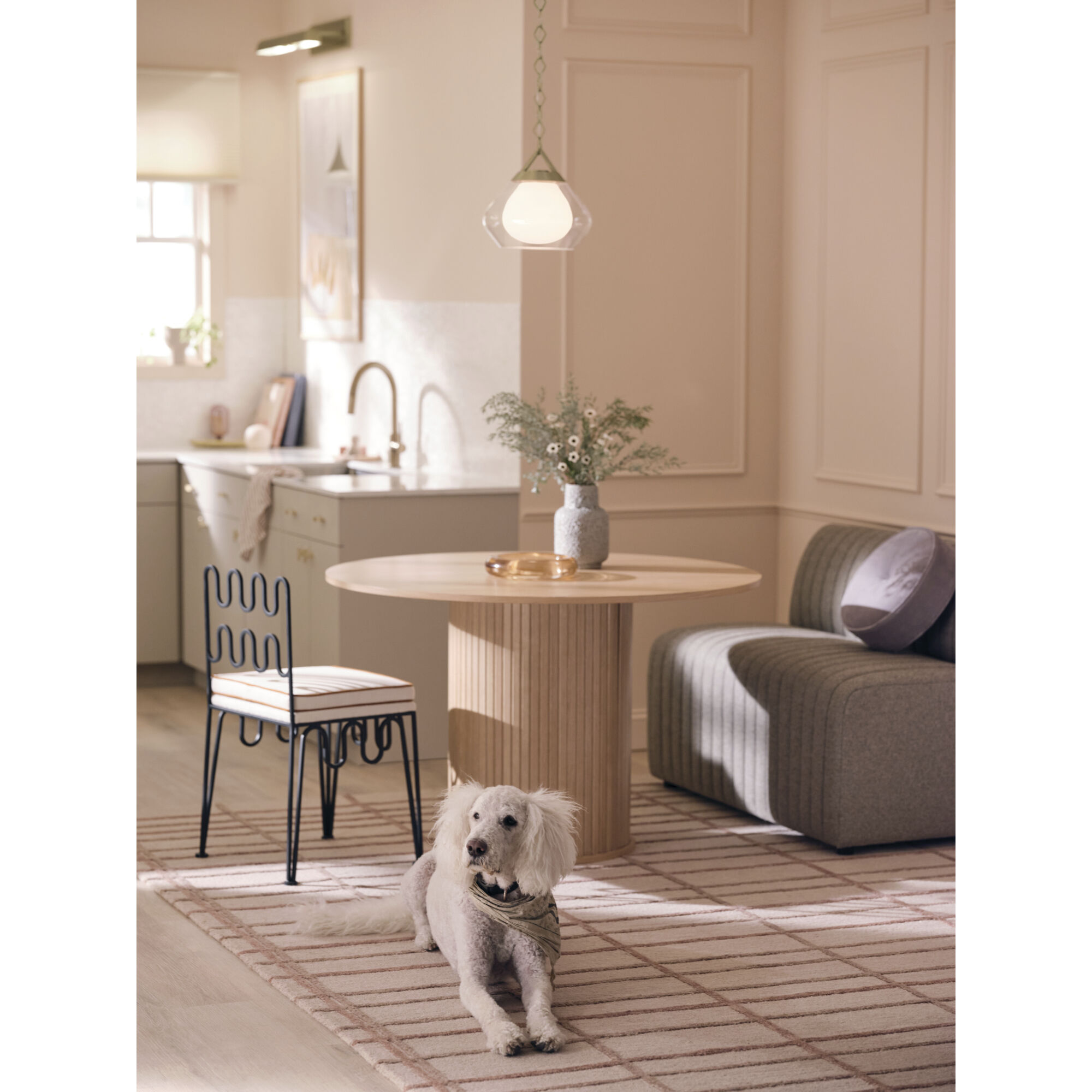 Cassius 8 Light 26.5 inch Champagne Bronze Chandelier Ceiling Light, Convertible