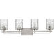 Livvy 4 Light 33 inch Satin Nickel Vanity Light Wall Light