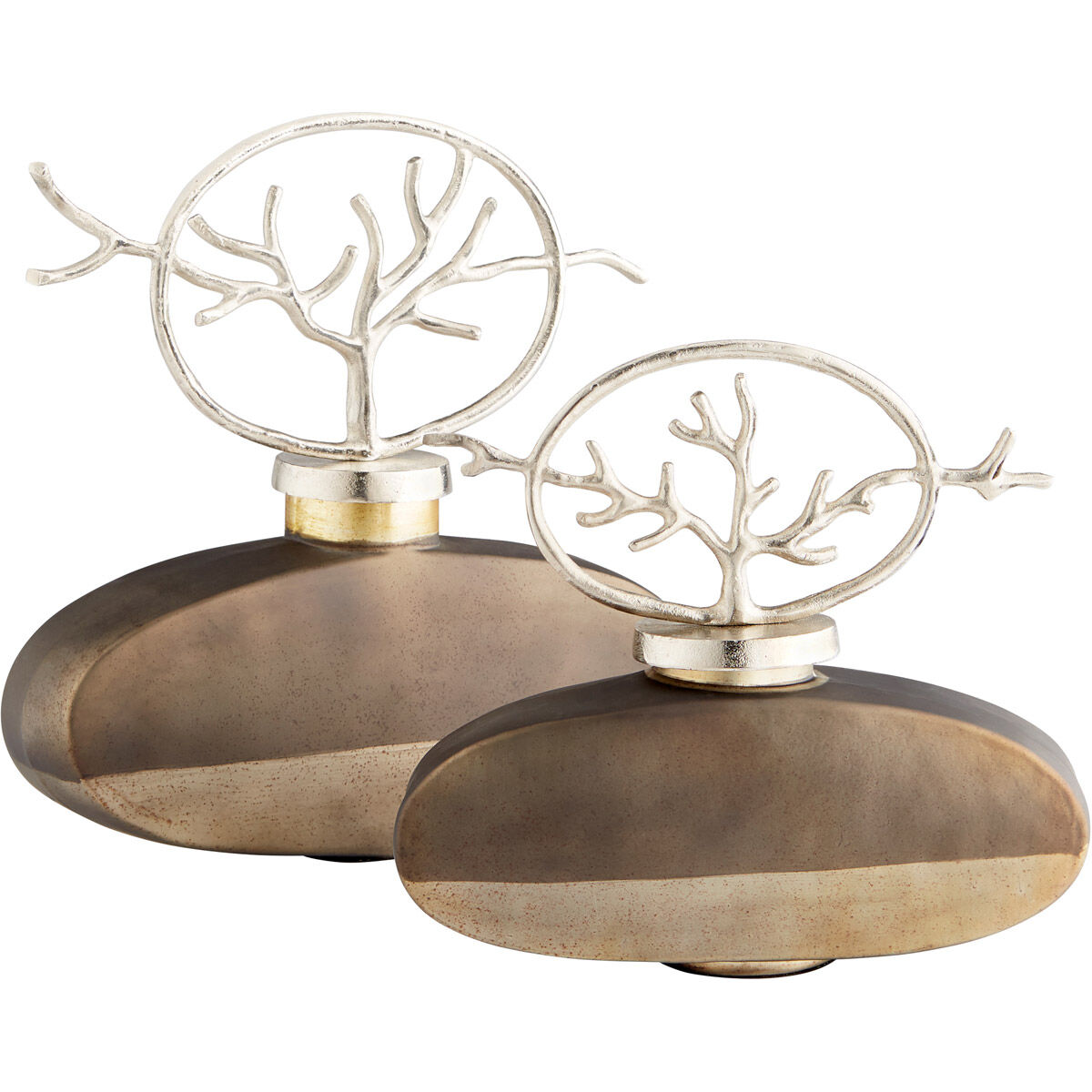 Round Viewleaf 15 X 15 inch Sculpture, Round