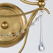 Metro Bath Wall Light in Antique Gold