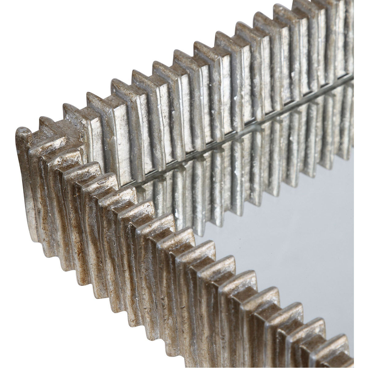 Talmage Silver Leaf and Mirror Tray