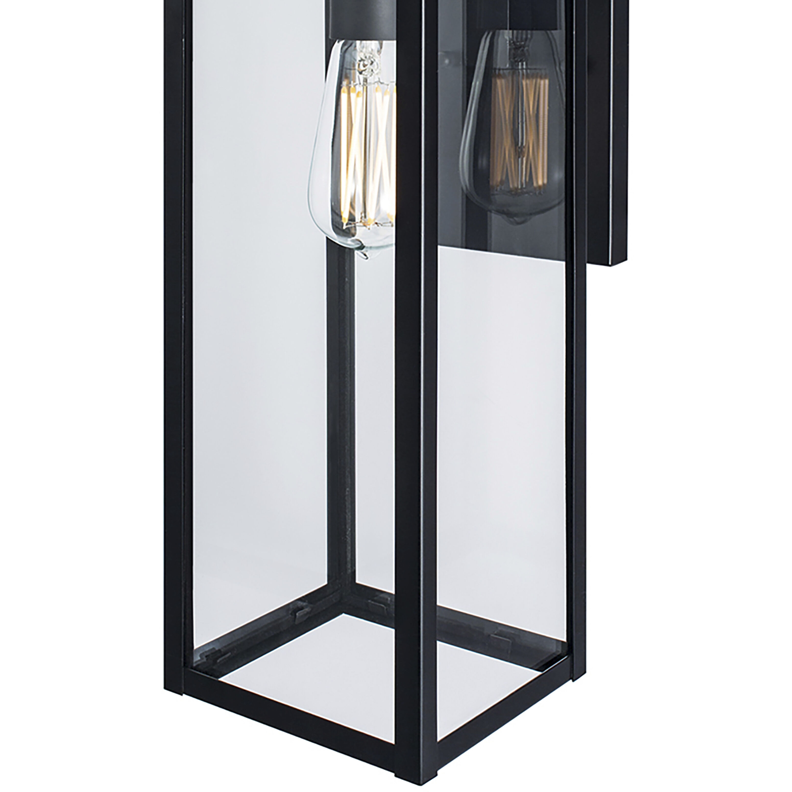 Capture 1 Light 17 inch Matte Black Outdoor Wall Sconce