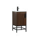 Eugene 19 X 18 X 33.5 inch Walnut Vanity Sink Set