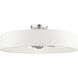 Venlo 4 Light 22 inch Brushed Nickel Semi Flush Ceiling Light