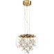 Destiny 8 Light 15.7 inch Aged Brass Pendant Ceiling Light
