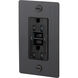 1G Duplex 125 Smoked Bronze Outlet, GFCI
