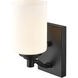 Durham Wall Sconce Wall Light in Matte Black