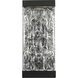 Fusion LED 14 inch Black Outdoor Wall Light, dweLED
