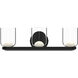 Cedar Bath Vanity Light Wall Light in Black