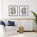 Propac Blue and Gray Framed Art, Propac