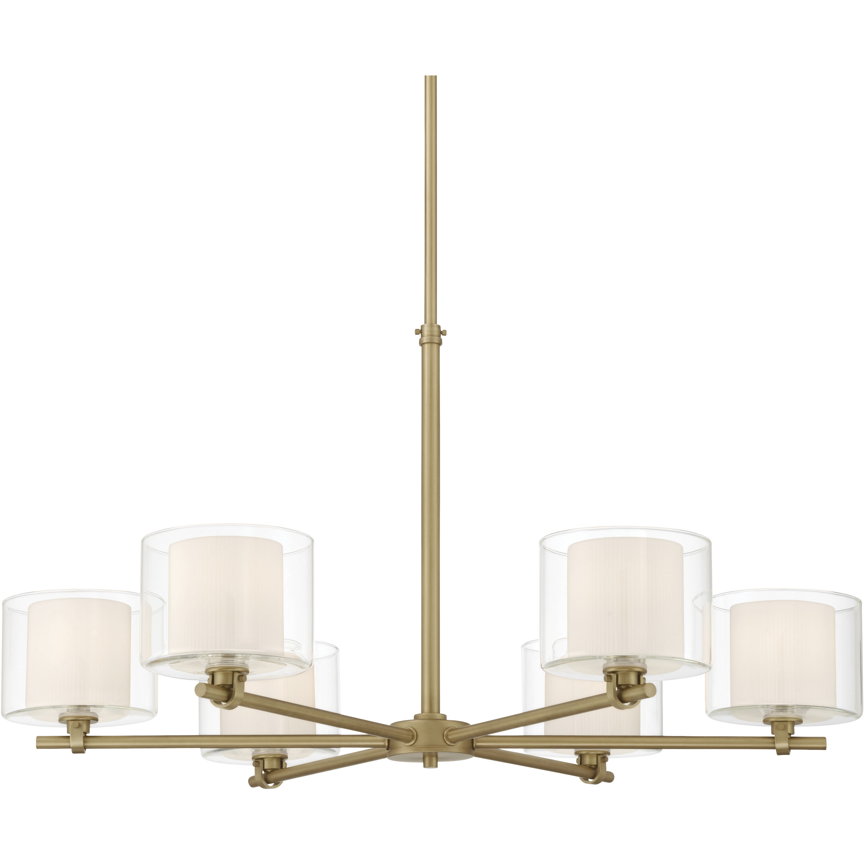 Seville 6 Light 32 inch Legacy Brass Chandelier Ceiling Light