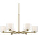 Seville 6 Light 32 inch Legacy Brass Chandelier Ceiling Light