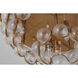Canada 6 Light 24 inch Brass Semi Flush Mount Ceiling Light