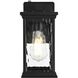Mascher 1 Light 10.5 inch Black Outdoor Wall Sconce