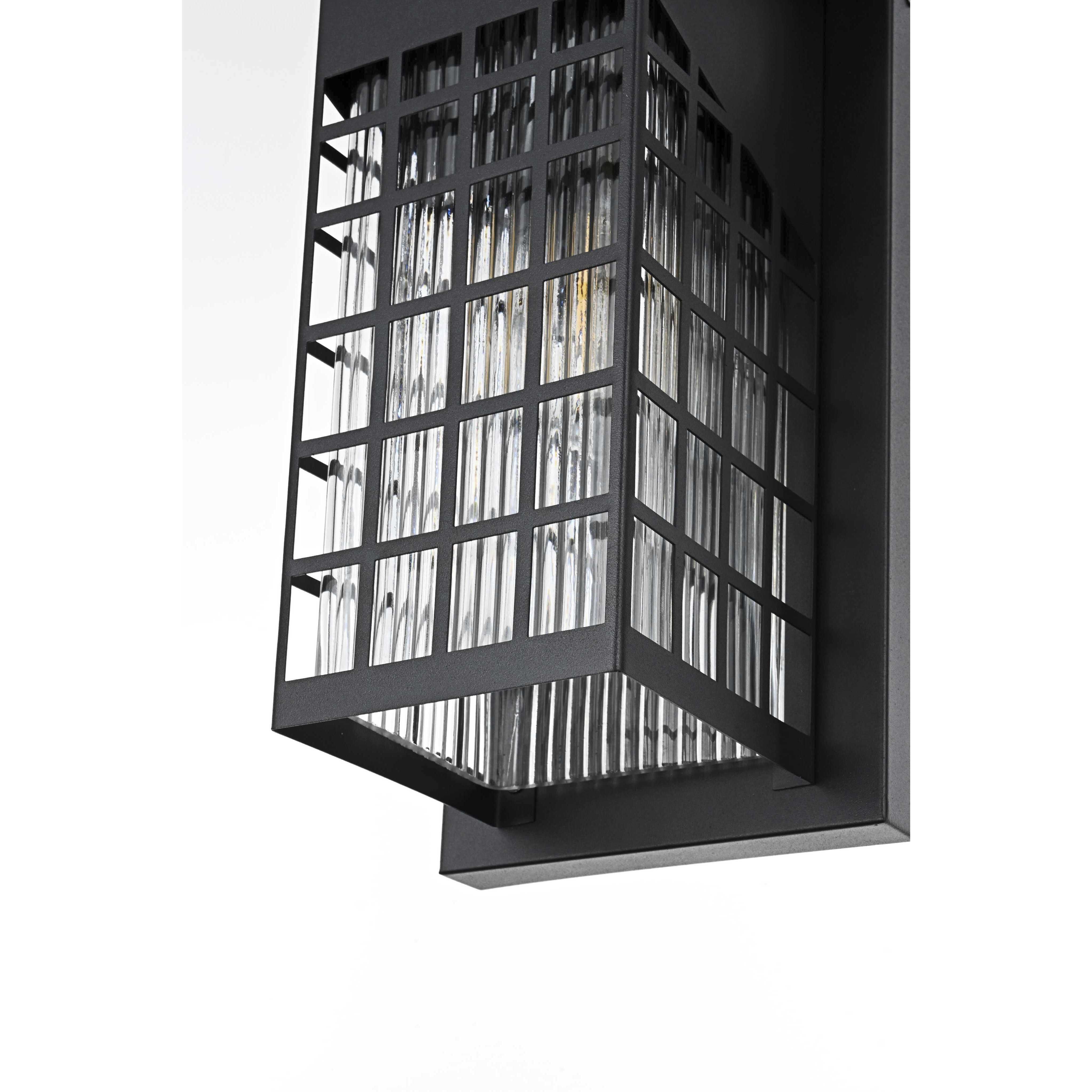 Palmer 1 Light 15 inch Black Outdoor Wall Sconce