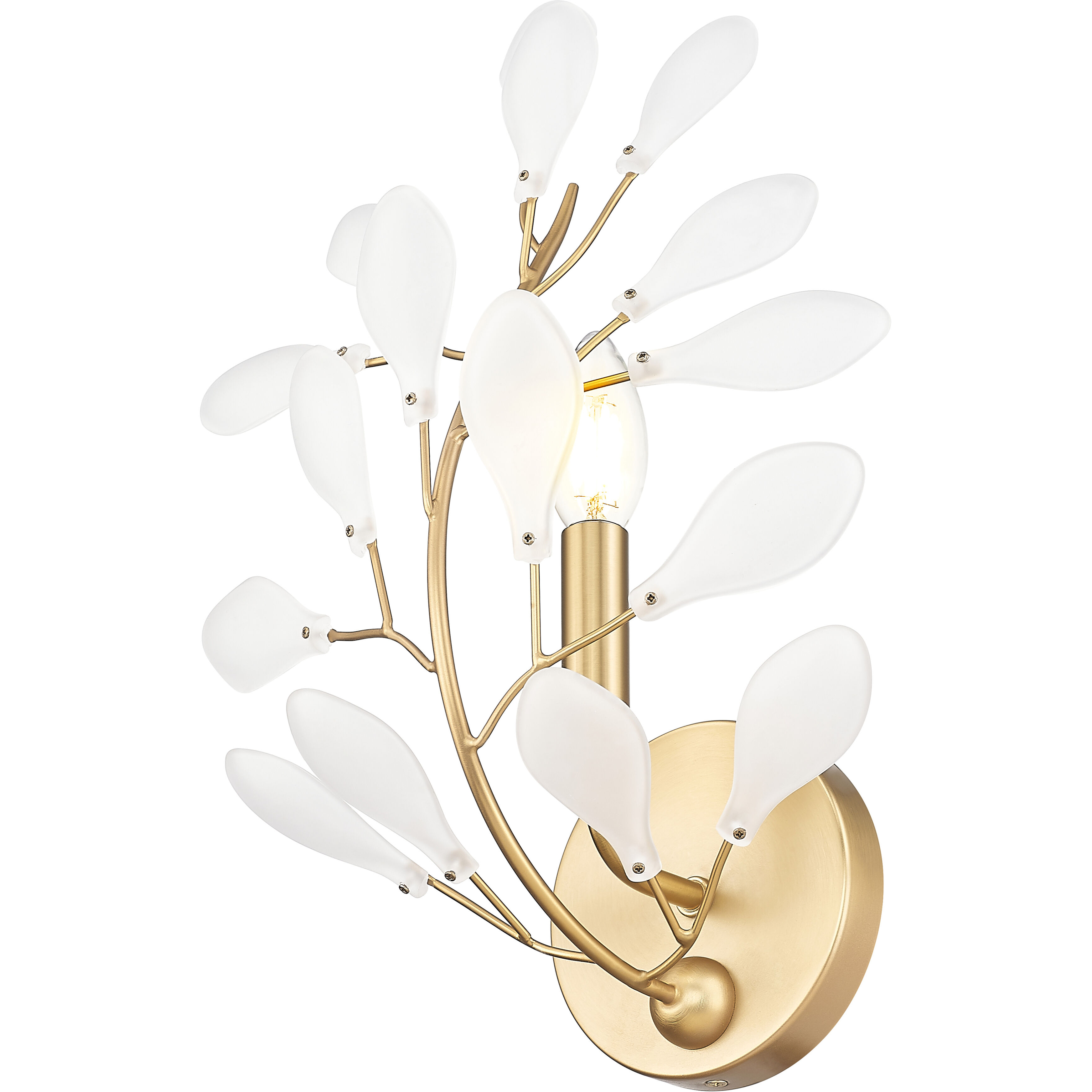 Claudine 1 Light 10 inch Modern Gold Wall Sconce Wall Light