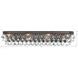 Calypso Bath Vanity Light Wall Light in Vibrant Bronze