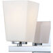 City Square 2 Light 14 inch Chrome Bath Light Wall Light