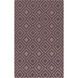 Lake Shore 132 X 96 inch Mauve Rug