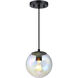 Neva LED 7 inch Matte Black Pendant Ceiling Light