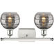 Ballston Rochester 2 Light 15.88 inch White Polished Chrome Bath Vanity Light Wall Light
