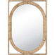 Baarlo 33.5 X 23.5 inch Natural with Mirror Wall Mirror