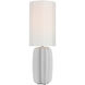 Kelly Wearstler Alessio 31 inch 8.00 watt Plaster White Table Lamp Portable Light, Large