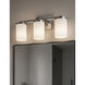 Britton 3 Light 21 inch Brushed Nickel Vanity Fixture Wall Light