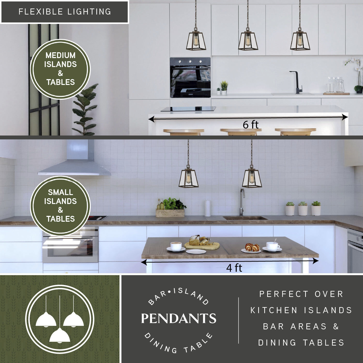 Grant 1 Light 7 inch Burnished Bronze Mini Pendant Ceiling Light