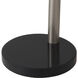 Mushroom 85 inch 4 watt Black Nickel Arc Floor Lamp Portable Light