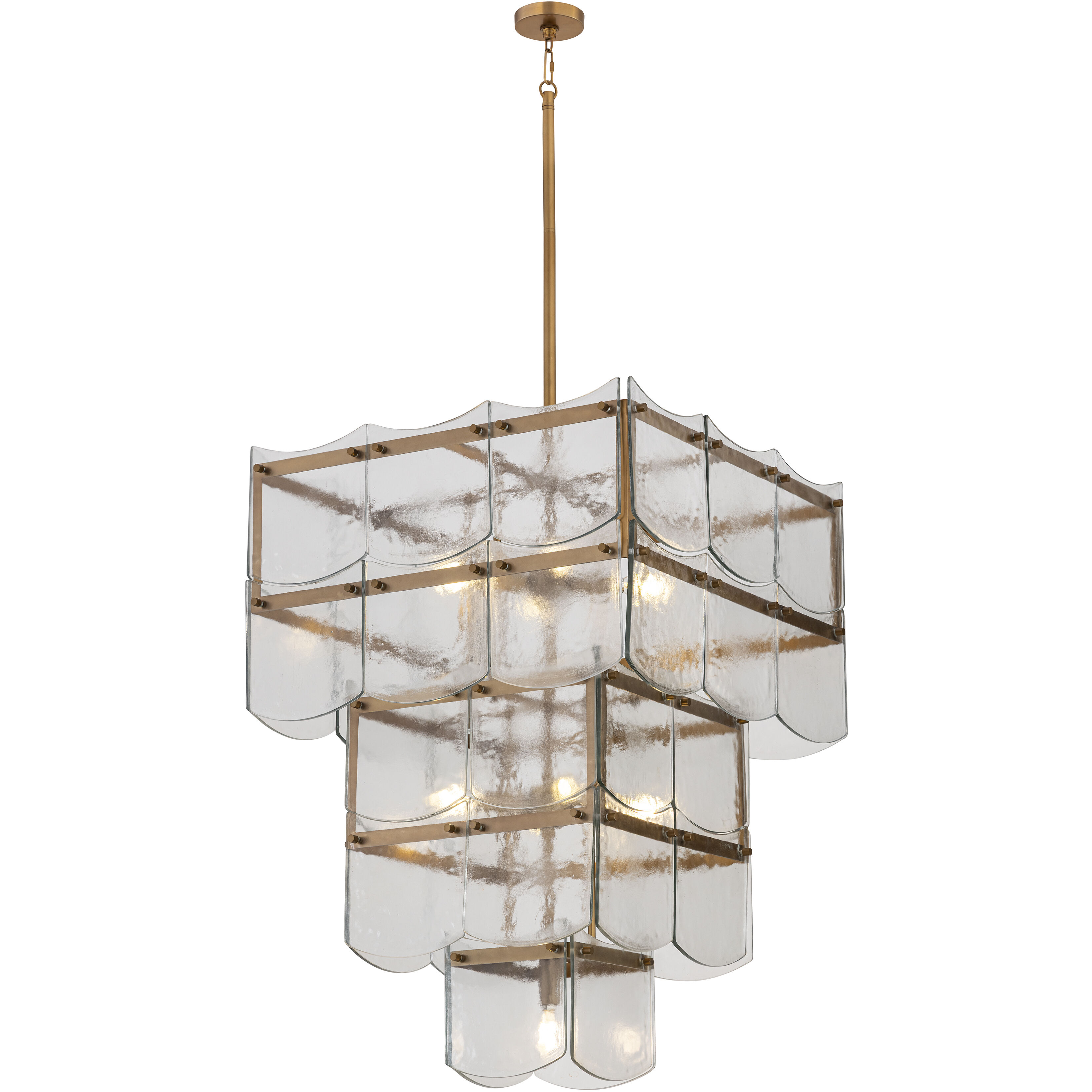 Kiori 9 Light 22.75 inch Legacy Brass Pendant Ceiling Light