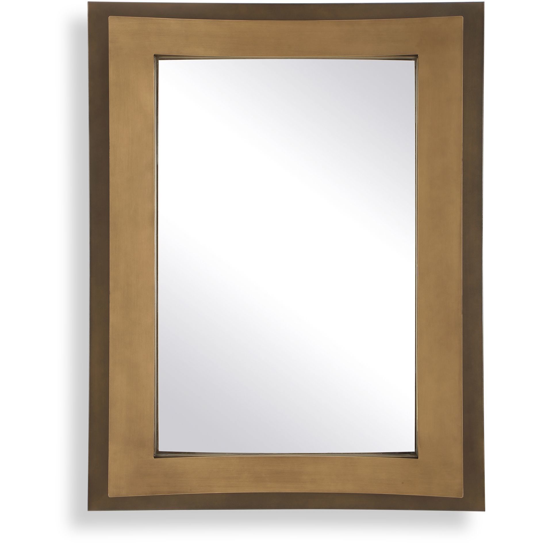 Around The Bend 44.88 X 35.38 inch Golden Bronze Mirror