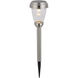Fae 0.16 watt Silver Outdoor Path Light, Pack of 6