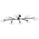 Giselle 8 Light 25.75 inch Old Bronze Semi-flush Ceiling Light
