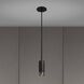 Exhaust Pendant LED 2.36 inch Graphite /Steel Pendant Ceiling Light in Graphite / Steel