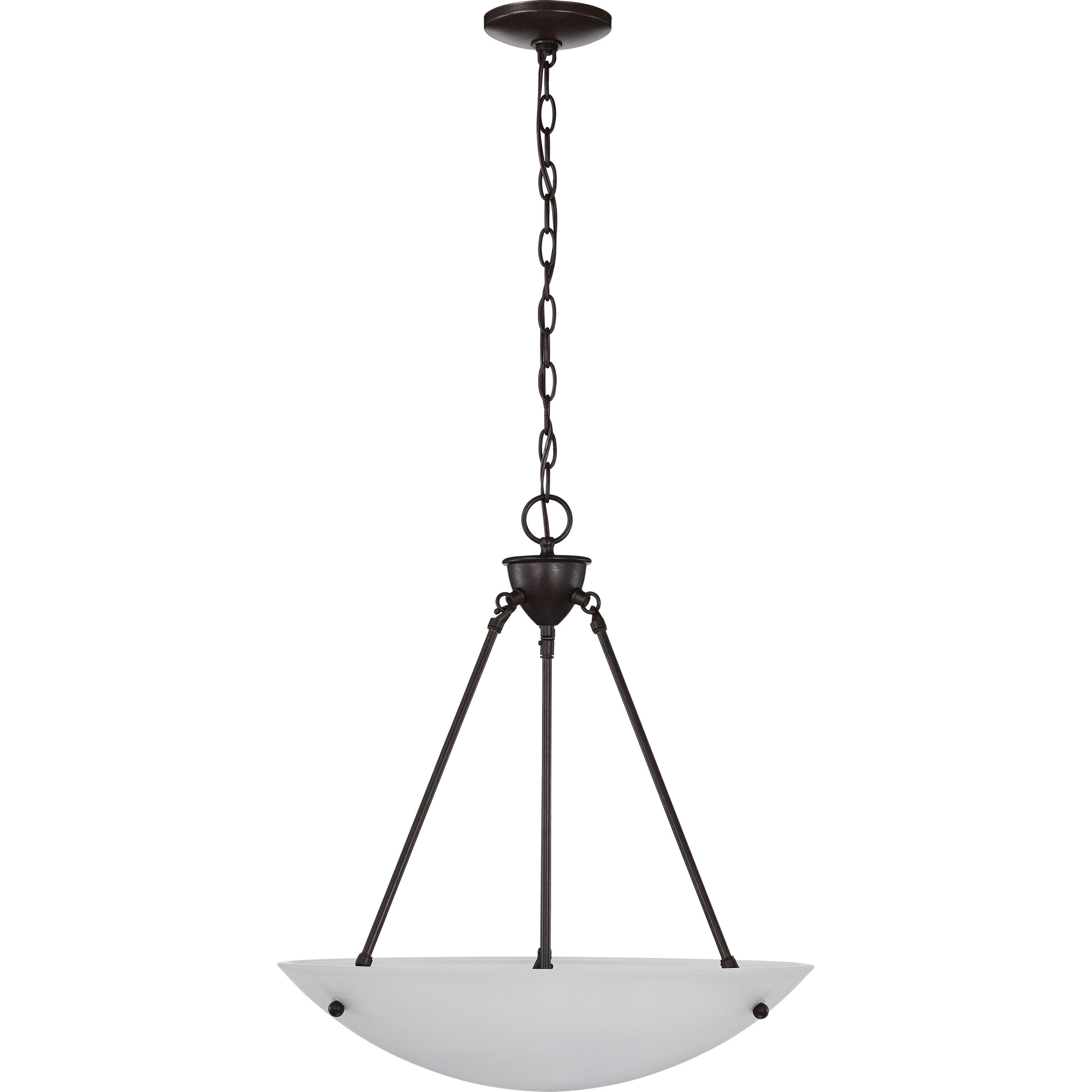 Brentwood 3 Light 22.5 inch Old Bronze Pendant Ceiling Light
